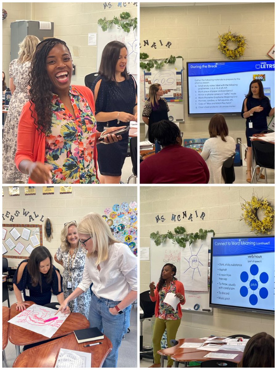 JGauseEducate's tweet photo. Excited to deepen our understanding of the components when teaching a phonics lesson at the LETRS Facilitator Training! 🌟📚 Empowering educators with the tools to enhance student literacy and unlock a world of words. #LETRS #Lexia_Learning  #COBB_ELA #PD #lovetoreadhere https://t.co/m96VofGBKB