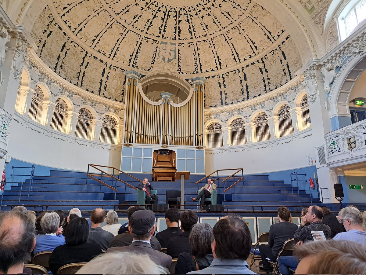 I have just enjoyed a very interesting lecture by Niall Ferguson <a href="/nfergus/">Niall Ferguson</a> at <a href="/OxfordTownHall/">Oxford Town Hall</a> on The Constitution of Academic Liberty.