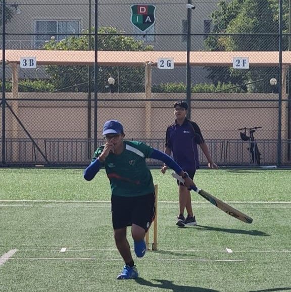 🐺🏏U13 boys team won their QF against Safa Community School! 
DIAEH - 178/0 in 12 overs 
Safa - 41/all out in 8 overs 
Outstanding performance, boys! 
Onwards to the semis! 🐺🏏🔥 

#PassionForSport #DIADubaiSport 
#DIAEH #Cricket #DASSALeague #GoWolves