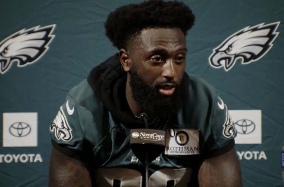 “I’m blessed to be with two of the best receivers in football. I want to be around greatness” New Eagles receiver Parris Campbell says it is great learning from AJ Brown and DeVonta Smith. When Parris signed with the Eagles, Jalen Hurts was the first person to text him. He says