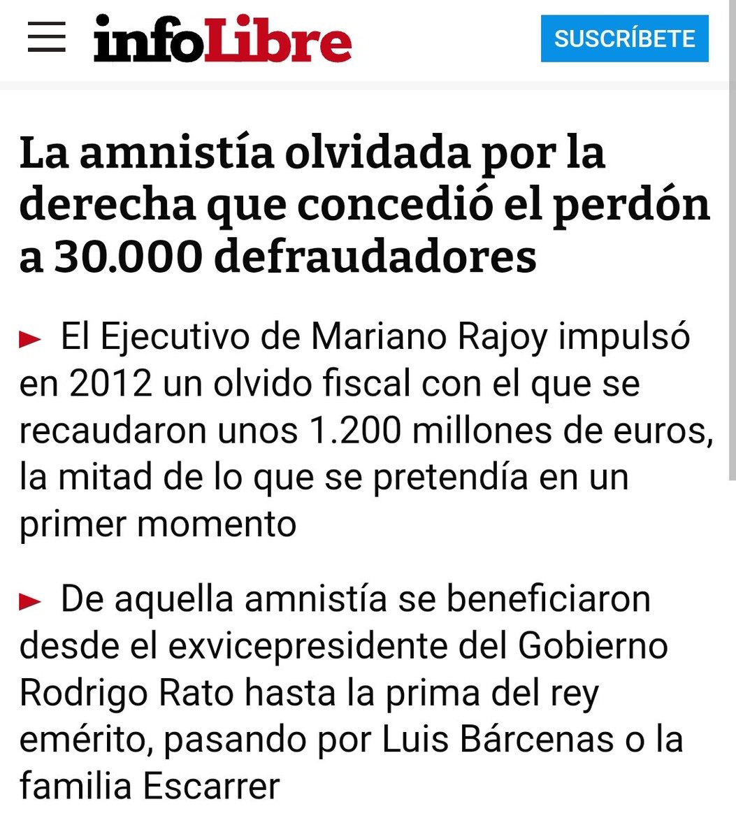 Con esta amnistía no se rompía España, porque los amnistiados eran en su mayoría corruptos del PP.