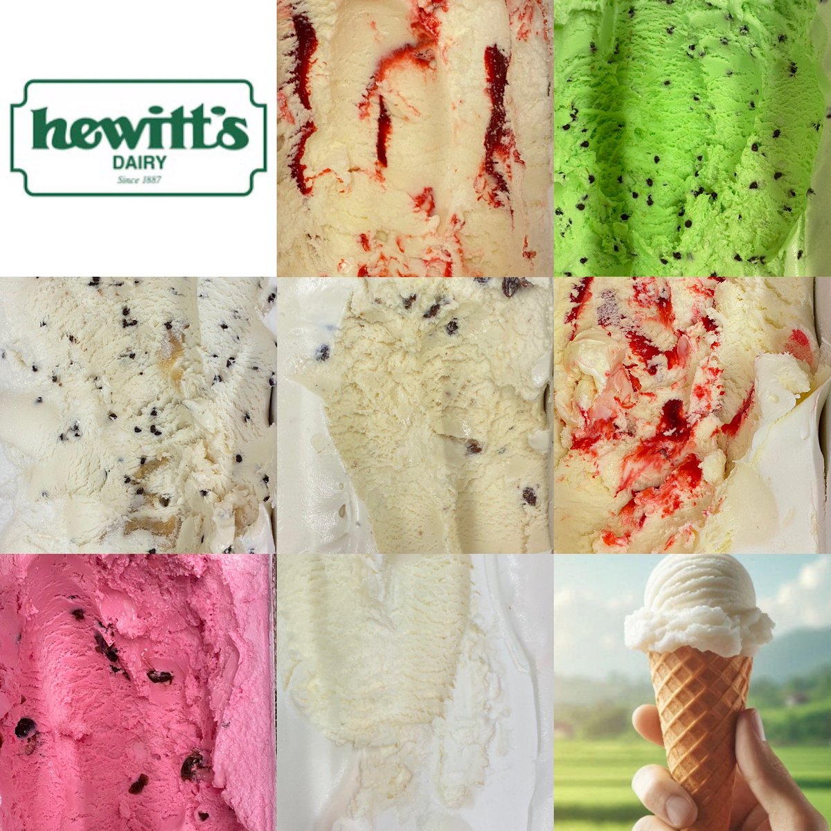 So many #icecream flavours to choose from at Cider Keg #FarmMarket 🍨❤️ We serve Hewitt’s! <a href="/GayLeaFoodsCoop/">Gay Lea Foods</a>