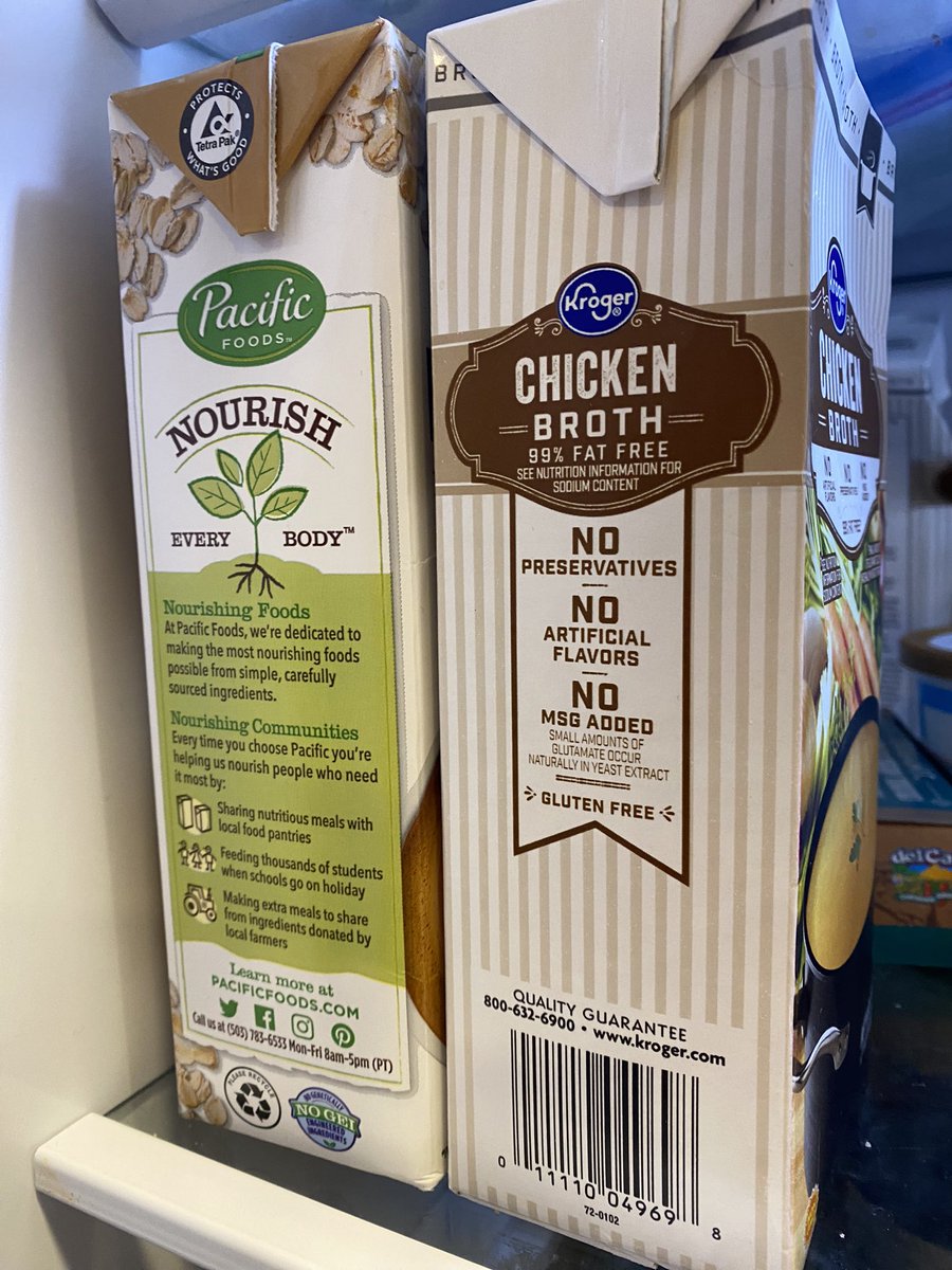 Happy to announce that I put chicken broth in my coffee this morning instead of  oat milk 👍🏼