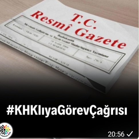 TC Devlet yetkilileri seferberlik kanununa bir ekleme yaparak kaos/ savaş durumunda #KHK 'lı subayları görev başına çağıracağını duyurdu. 'Hani KHK'lılar teröristti?' demiyoruz, çünkü terörist olmadığımızı en iyi devlet yetkililerinin bildiğinin farkındayız.
#KHKlıyaGörevÇağrısı