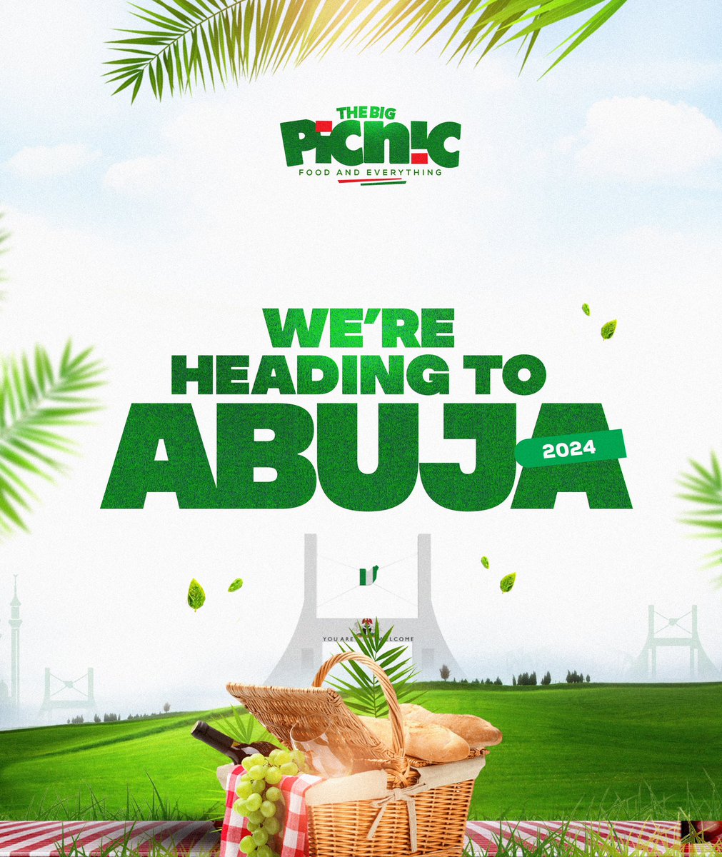 jossyent's tweet photo. The ultimate picnic experience is heading to the nation’s capital🧺🌴🤩
#TheBigPicnic24 #TBPAbuja https://t.co/c8axdnzZOQ