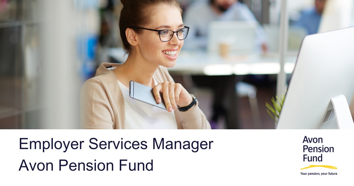 !!Closing Soon!!

The Avon Pension Fund currently has exciting opportunity for a motivated individual to lead our Employer Services Team

For more details go to ow.ly/LLGn50RGNWp

#Pensions #Pensionsjobs #Pension #Finance #Financejobs #Bath #Keynsham #Bathjobs #Bristoljobs