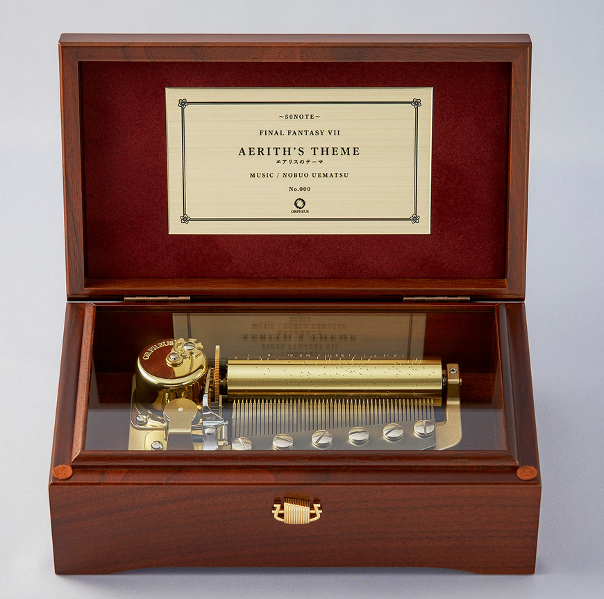 Nintendeal's tweet photo. Final Fantasy VII Aerith's Theme Music Box is up for pre-order

Play-Asia: https://t.co/5XyD0qA8ma $714.39 with coupon code SAVE5 at checkout

Square Enix Store: https://t.co/MIUJoLNLhS $979.99
affiliate link https://t.co/jhtblx0GZl