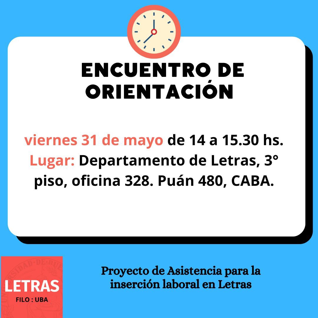 Departamento de Letras (UBA) tweet media