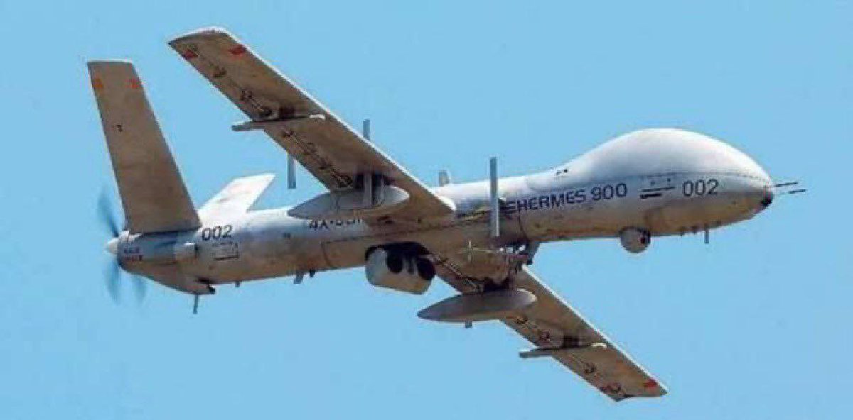 #oops an #Israeli drone was mistakenly shot down by Israeli air defenses over the northern town of Shlomi. The drone is believed to be Hermes 900, a $8 million drone.