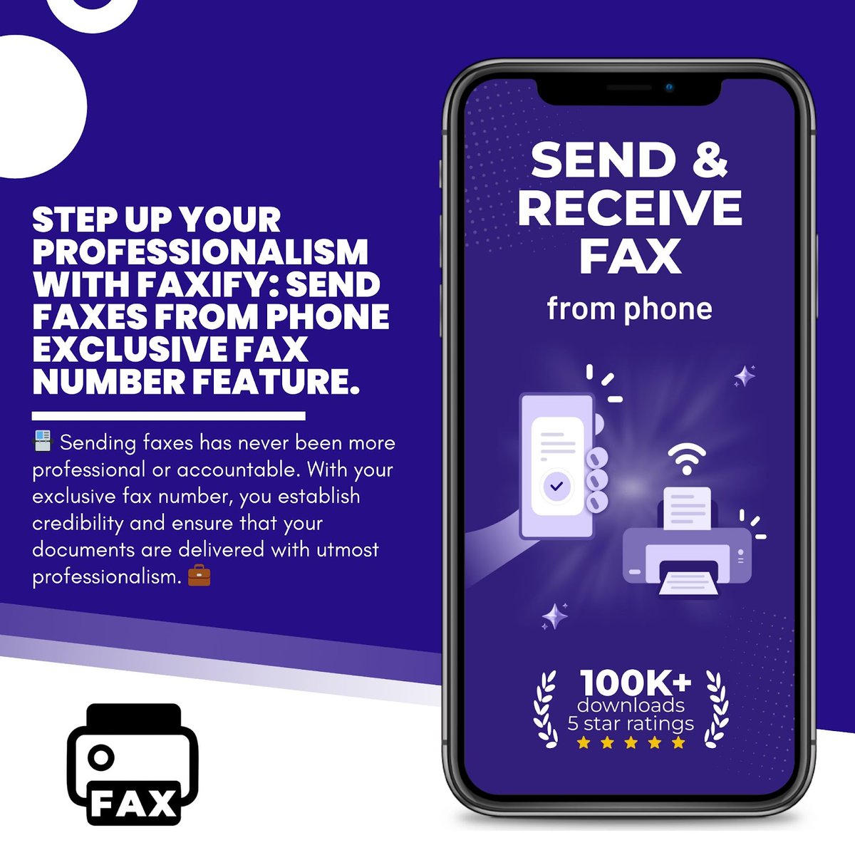 faxify_app's tweet image. 📇 Sending faxes has never been more professional or accountable. With your exclusive fax number, you establish credibility and ensure that your documents are delivered with utmost professionalism. 💼
.
Or visit our Website faxify.us 
.
.
.
#Faxify #Professionalism