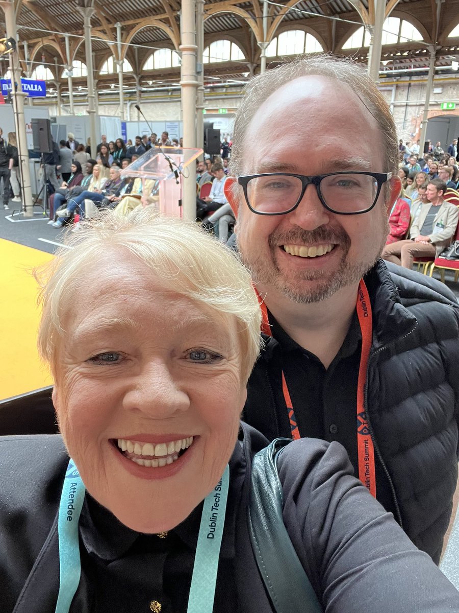 Fantastic to catch up at last with one of Ireland’s #startup legends @dccahalane today at @DubTechSummit - so glad I called in & sorry I missed yesterday as it sounded 🚀🚀🚀