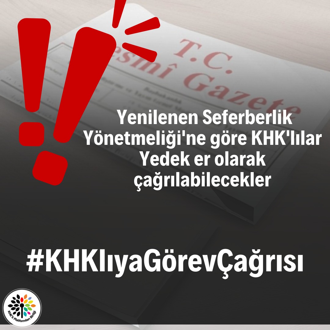 Evet biz kendimizi çok iyi tanıyor ve  biliyoruz. Bu ülkenin en güvenilir en emin  insanlar KHK’lılar dır. Bu durum  kararnameyle bir kez  daha dile  getirilmiş  oldu .
@adalet_bakanlik
@eczozgurozel 
@yilmaztunc 

#KHKlıyaGörevÇağrısı