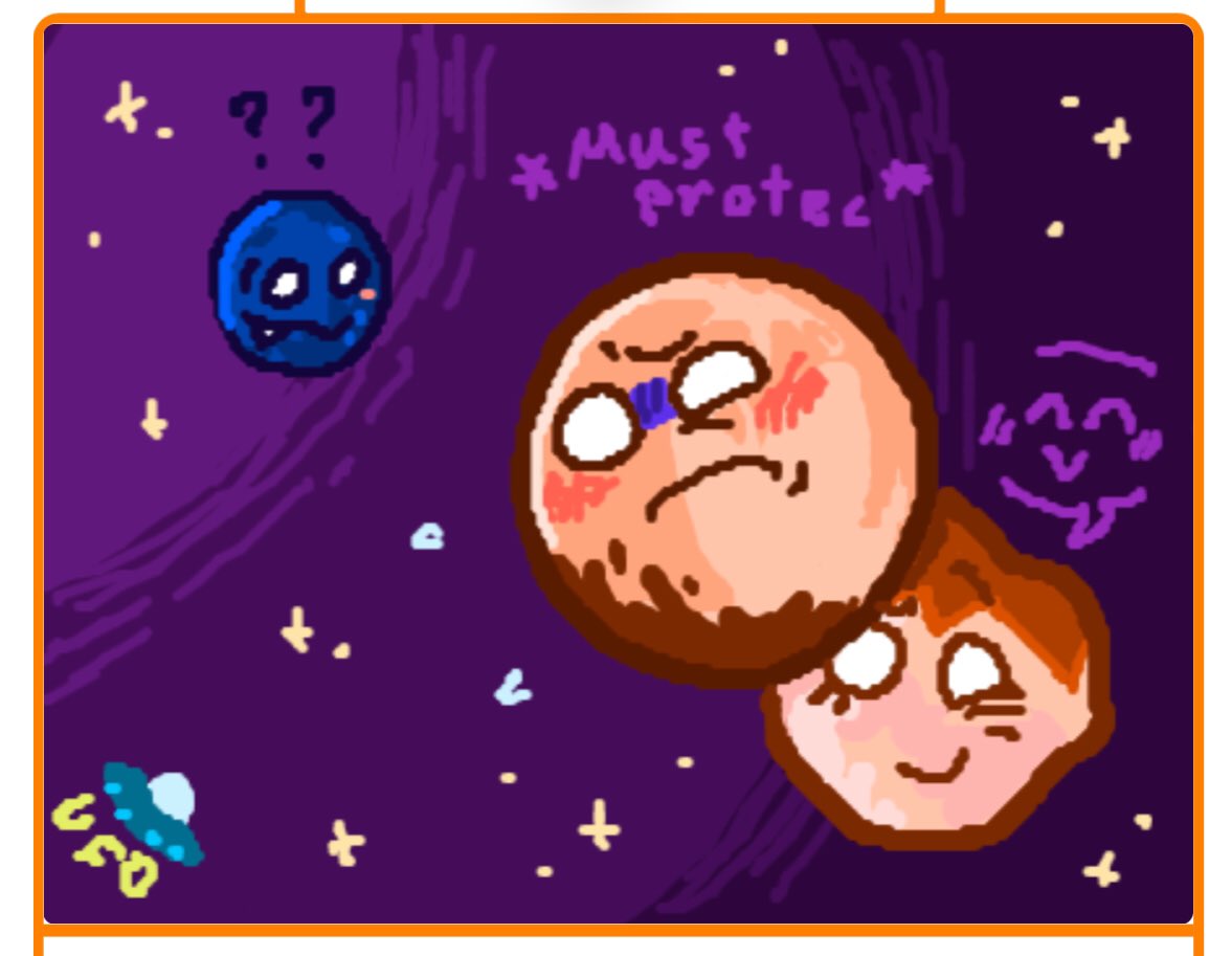 Strawpage doodles 
Dance partners + Ceres! :}
2/?
#solarballs