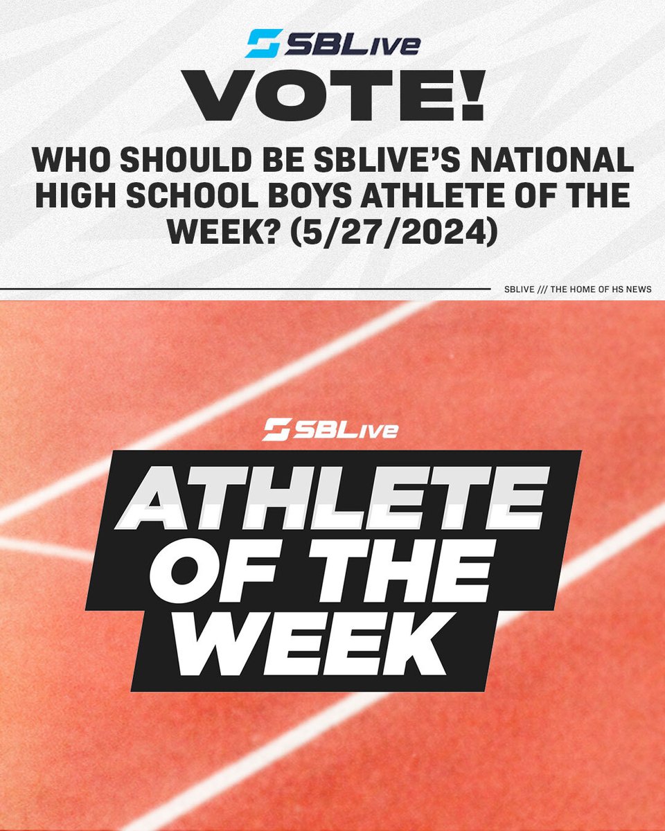 It's the time of the year when champions are made, and athletes are pulling out all the stops to cement their place in history 📖

Vote and let us know who you picked to be the national high school boys athlete of the week 🗳️

highschool.athlonsports.com/national/2024/…