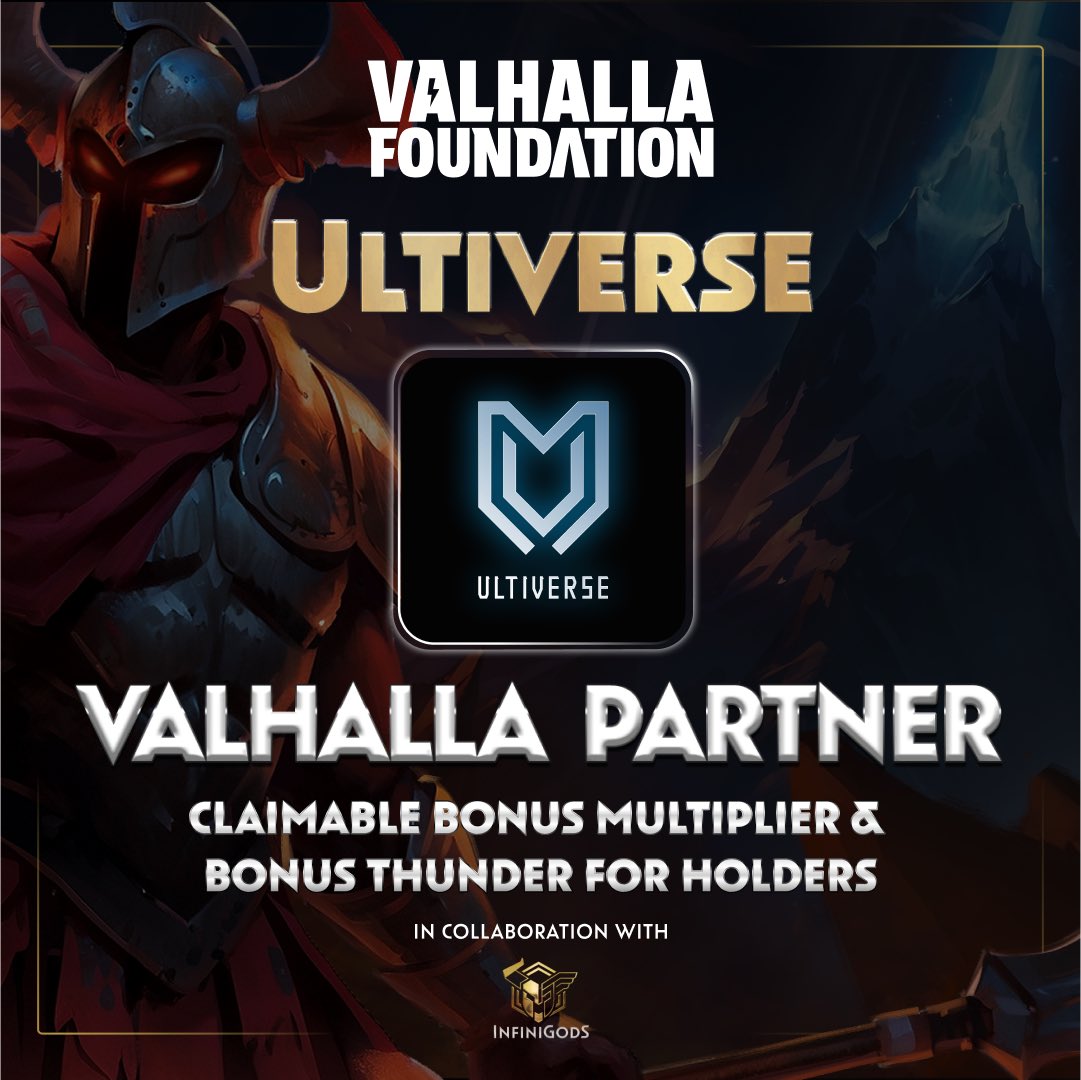 We're thrilled to announce and forge an alliance with the @ValhallaFdn and @InfiniGods for the “Road to Valhalla” questing campaign.

@0xElectricSheep NFT holders have exclusive benefits and perks, such as bonus point allocations, as well as bonus point multipliers to support