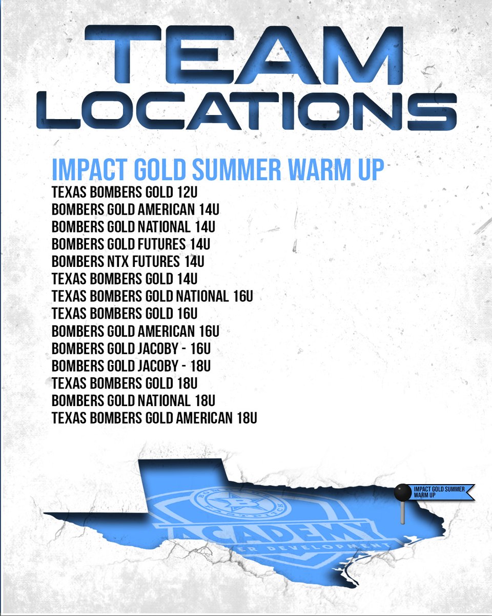 Check out where our Academy teams will be this weekend! #bomberacademy #bombernation