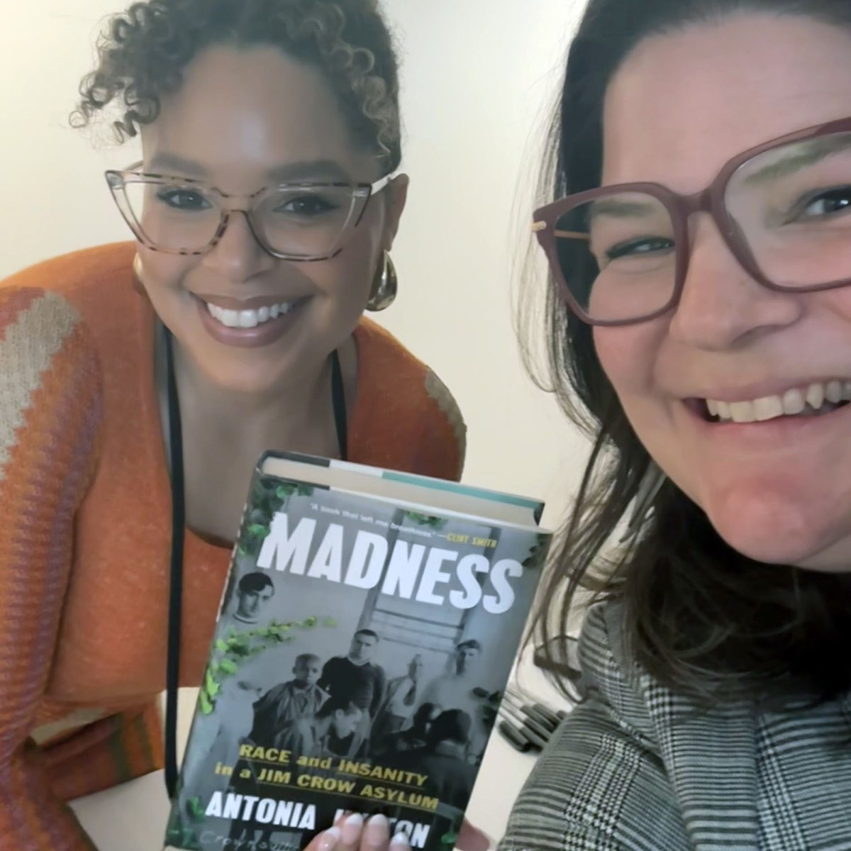 As #MentalHealthAwarenessMonth comes to a close, we asked Michelle to reflect on her experience at the summit, which was convened in Philadelphia.  'I had the pleasure of meeting Antonia Hylton @ahylton26, author of #Madness: Race and Insanity in a Jim Crow Asylum.' 2/