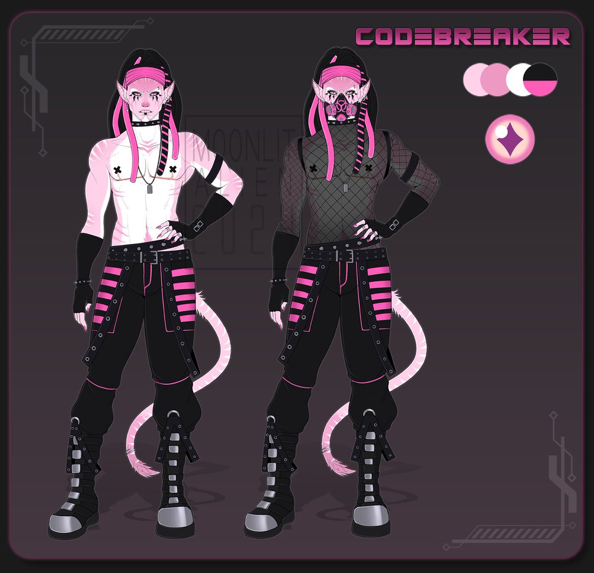 Moonlitalien's tweet photo. ⭐️ ADOPTABLE GIVEAWAY ⭐️

I'm giving away this gorgeous Star Wars adoptable! They're a Cathar with a cybergoth-inspired style!!

🟪 Follow me
🟪 Like + RT
🟪 1 winner!

⭐️ENDS ON JUNE 6TH⭐️

#starwars #cathar #adoptable #starwarsoc #starwarsadoptable #adopt #giveaway https://t.co/j32LhWAREQ