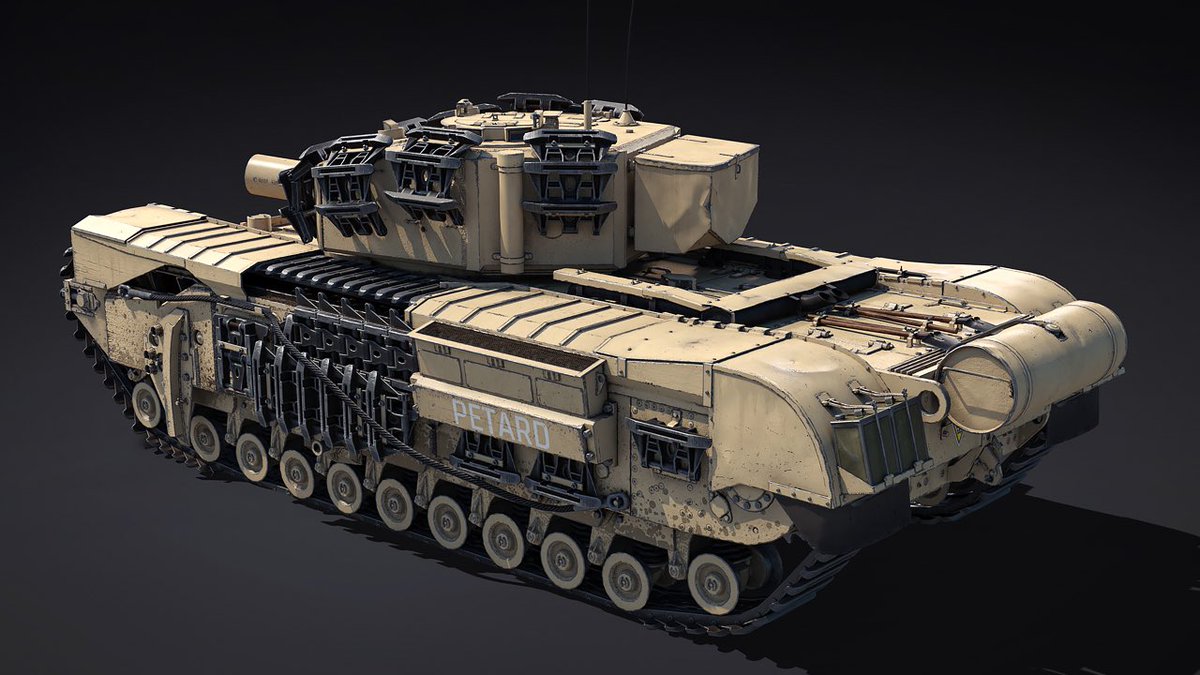 ArmouredSapper's tweet photo. Loving these CGI rendered images created by War Thunder of the Churchill AVRE to commemorate the 80th Anniversary of D-Day. ❤️

#ArmouredSappers #AssaultEngineers #DDay80 https://t.co/ulsevGTPyH