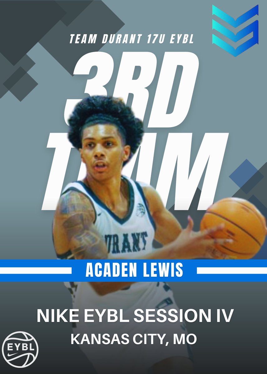 Acaden Lewis has made a team at each @nikeeyb Session this season 💯 At Session 4️⃣, he was named to 3rd team 👏