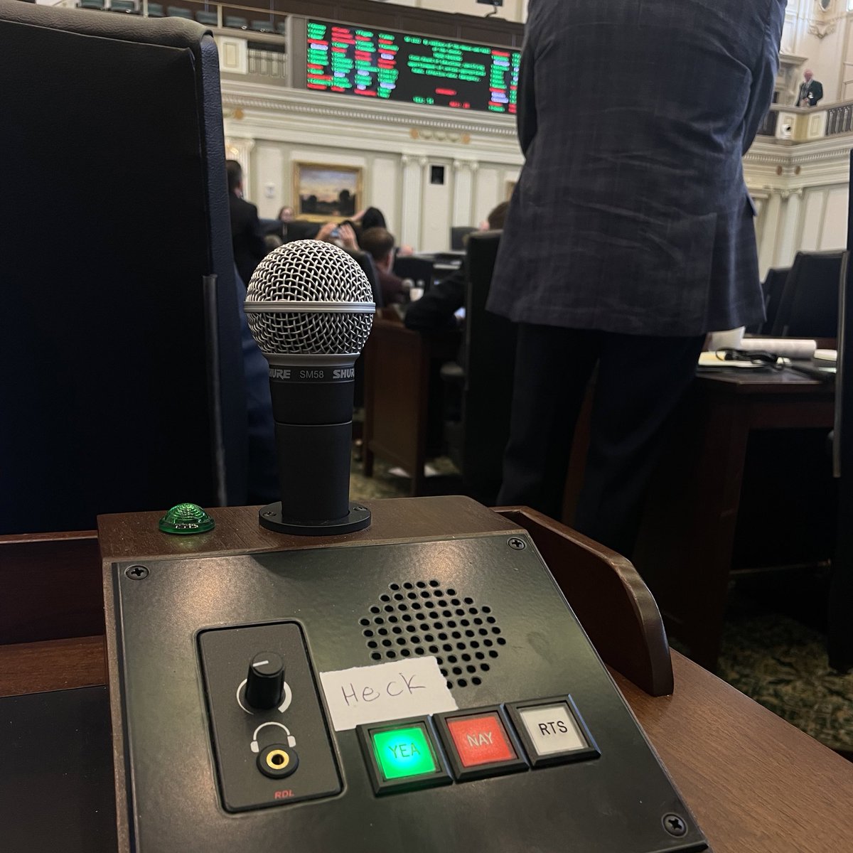 I not only voted YEA on SB 1122, a bill to prohibit the spending of taxpayer dollars to promote the far right national aspirations of Supt. Ryan Walters…I voted HECK YEA! It indeed passed off the House floor and is headed to the Governor. ✅