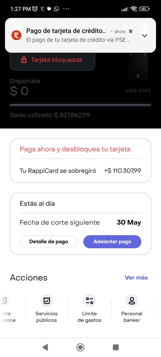 JavazconZ's tweet photo. Oigan, cómo me van a reducir el cupo de un momento a otro tan arbitrariamente? Lo peor es que lo redujeron cerca de un 90% y no hubo ningún aviso ni nada. Qué pasó? Los asesores no contestan y solo hay respuesta del del bot 🙃 @RappiPay @RappiColombia @SFCsupervisor @sicsuper https://t.co/WMfs9P8VXv