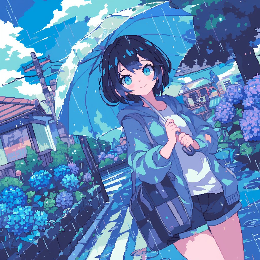 天気悪いですが週末乗り越えましょう☔
ドット絵調の1枚
#nftcommunity #nfts #sitone_art