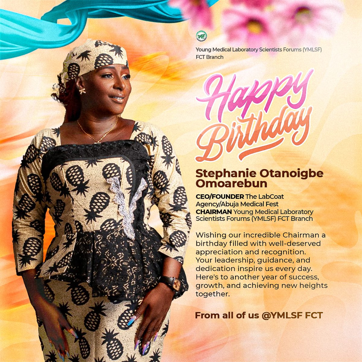 Happy Birthday MLS Stephanie Otanoigbe. Wishing you a day filled with love, laughter, and all the things that bring you joy. May this year be your best one yet, full of wonderful moments and memories worth reliving. You deserve all the happiness in the world for the kindness