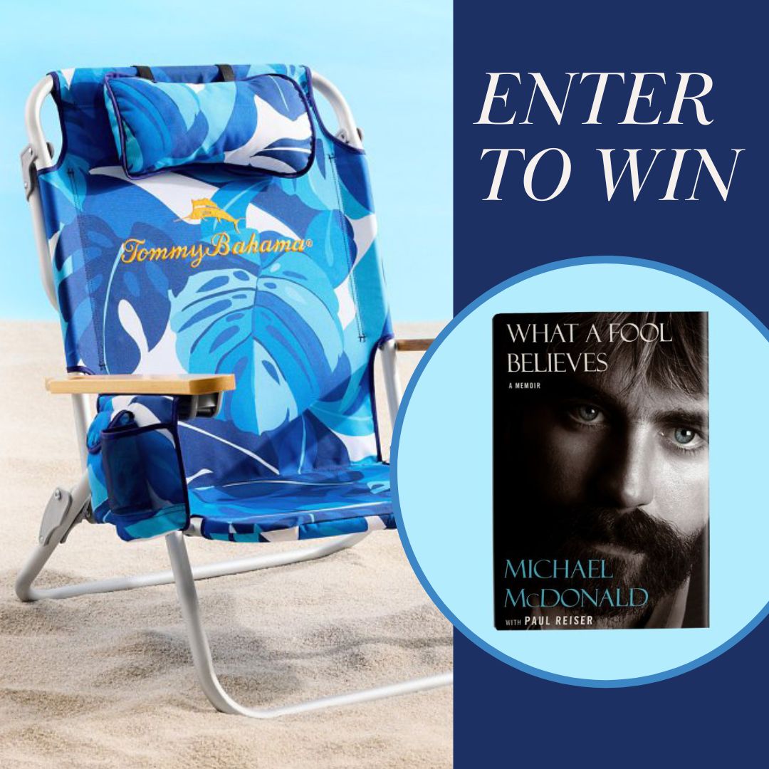 Enter to win a *signed* copy of @MichaelMcD_Real’s new memoir WHAT A FOOL BELIEVES and a signature @TommyBahama beach chair to relax in while you read. 🏖️ m.cmpgn.page/MmwSNx