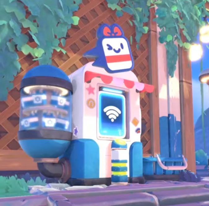 _Handwiches's tweet image. Very excited to say I made the 3D PronotMart kiosk. The basket that catches toys was a really lovely suggestion by my wonderful teammates @esanany &amp;amp; @ofkaters 💙❤️🤍