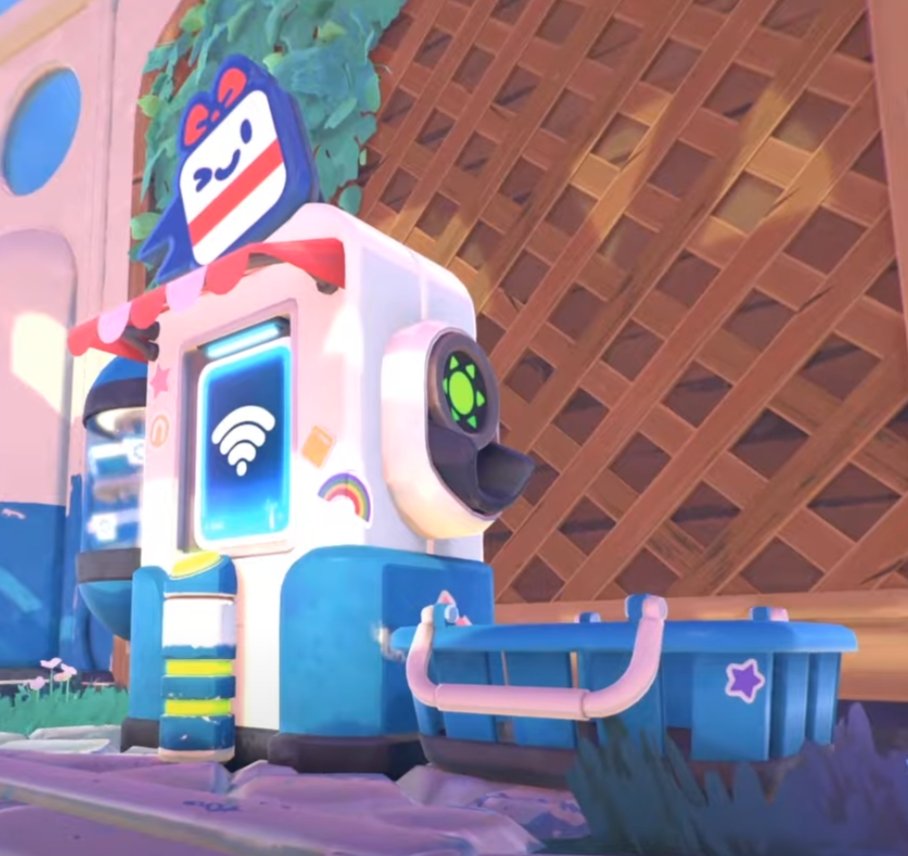 _Handwiches's tweet image. Very excited to say I made the 3D PronotMart kiosk. The basket that catches toys was a really lovely suggestion by my wonderful teammates @esanany &amp;amp; @ofkaters 💙❤️🤍