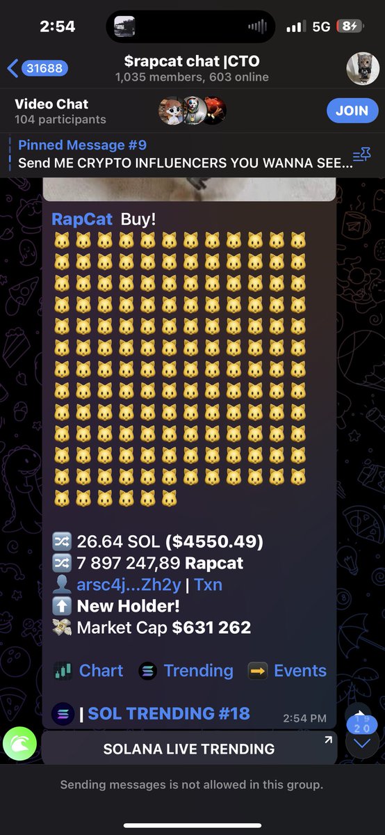 Believe in Something  
Every single jeet rekt !!  
Send this going ##Rapcat where he belongs !!