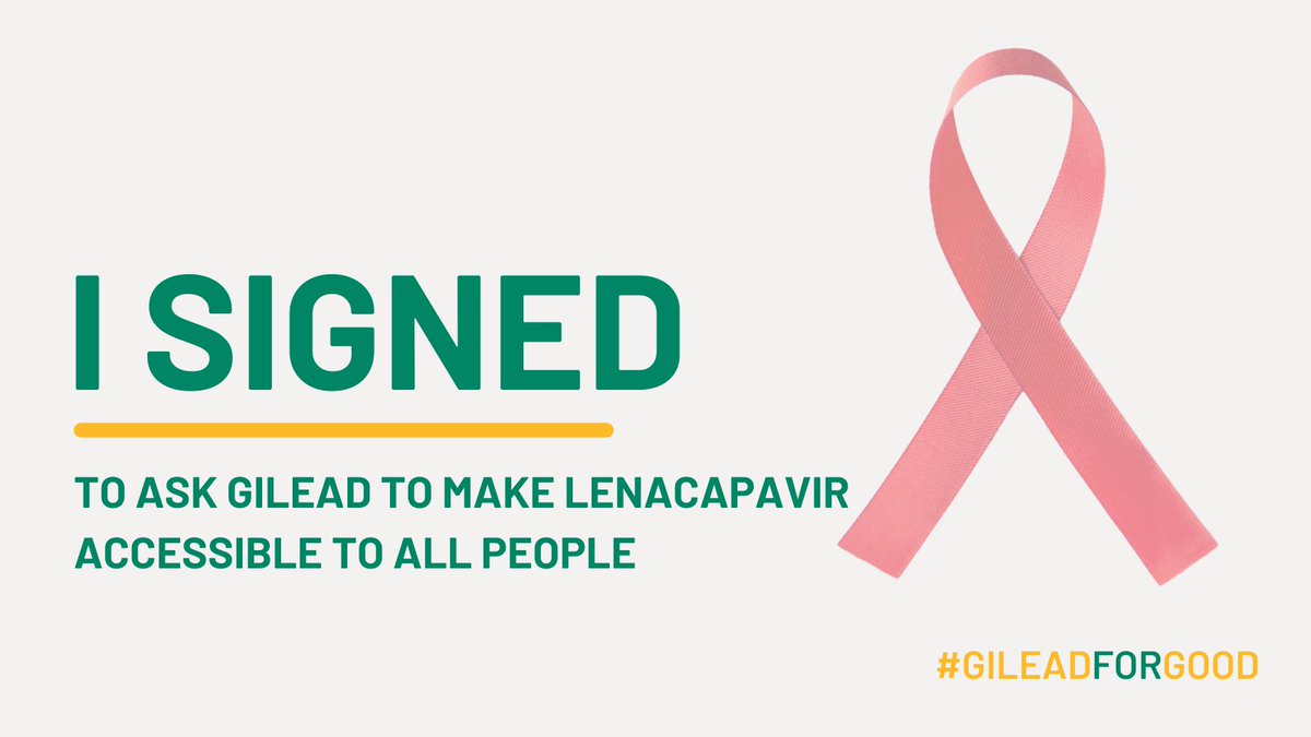 Every person matters in the fight against HIV/AIDS. @gnpplus joined over 300 signatories in urging @GileadSciences to ensure lenacapavir reaches those who need it most, worldwide: bit.ly/4aJTc0K @floriako @SboNkosiZA #GileadForGood