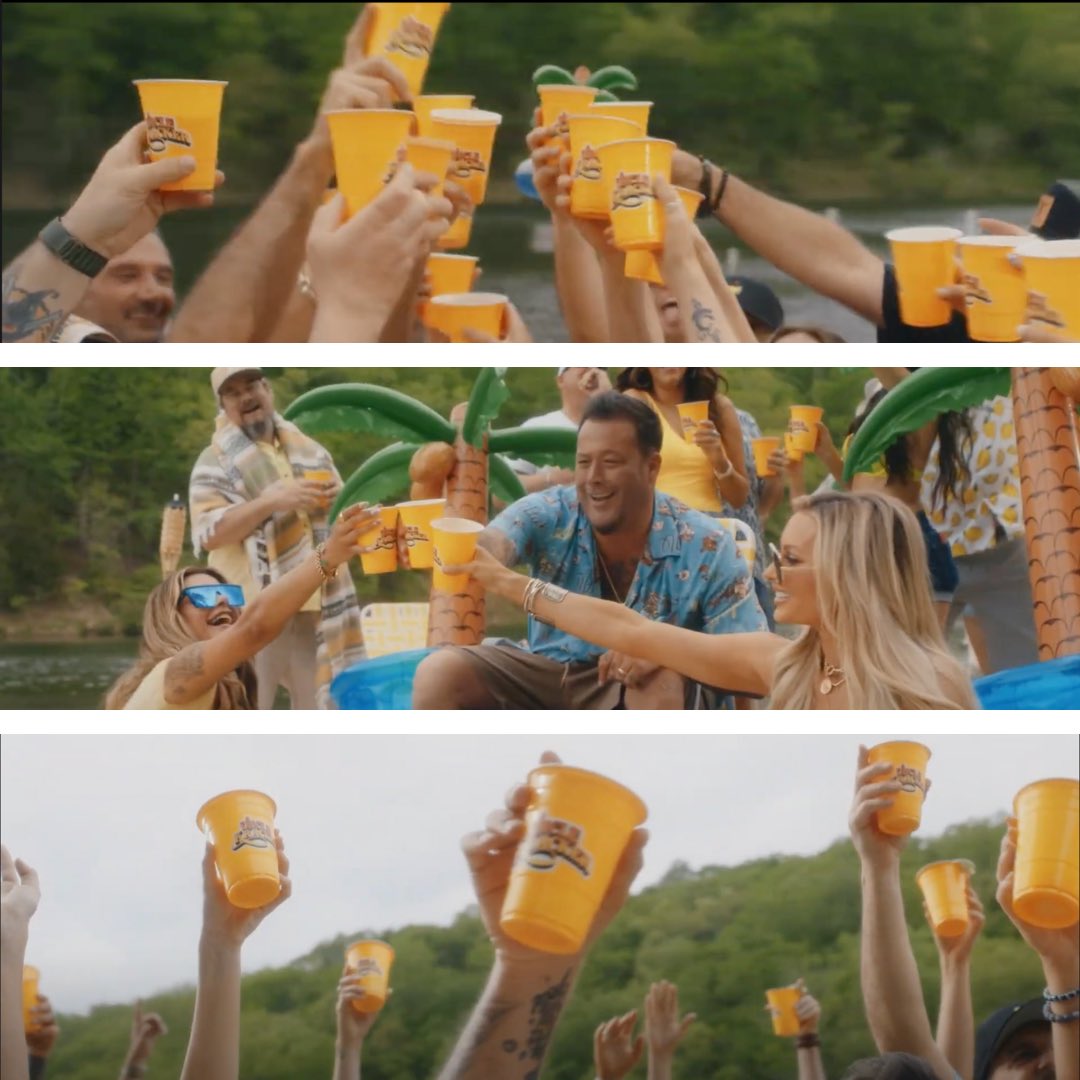 Cheers to the Beach Chair music video coming out tomorrow! 🏝️ #BeachChair