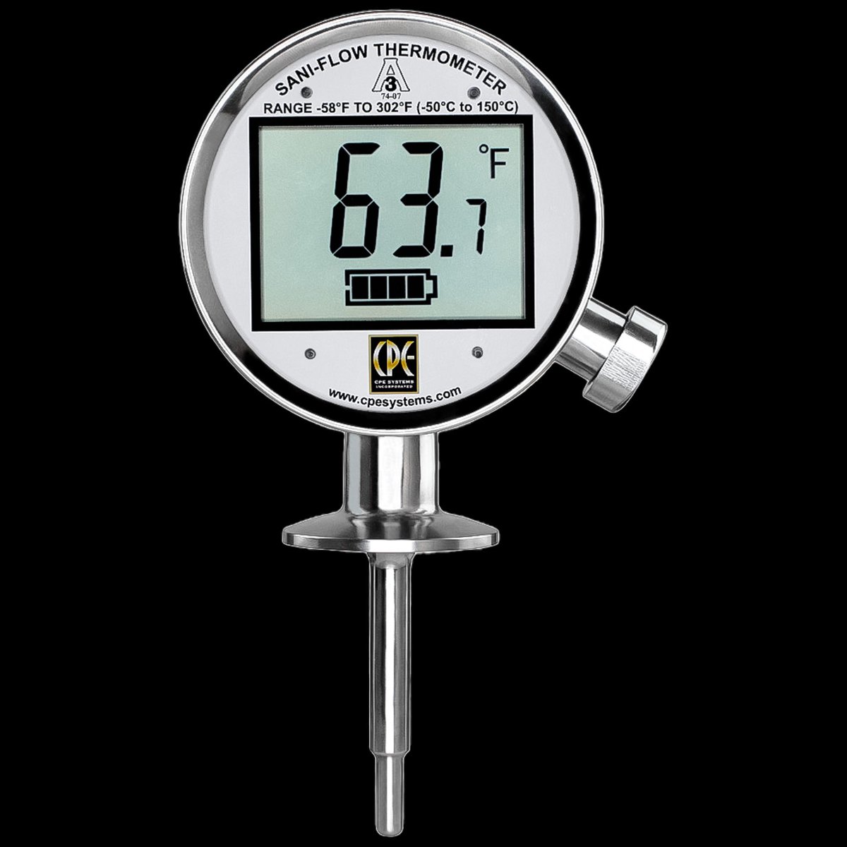 CPE_Systems's tweet image. Our Sani-Flow Sanitary Digital Thermometer is designed to withstand harsh environments and to last for years with minimal maintenance. It is fully waterproof, corrosion resistant, field recalibratable, &amp;amp; more.

-58° - 302°F (-50° - 150°C)

buff.ly/4alwVX5

#thermometer