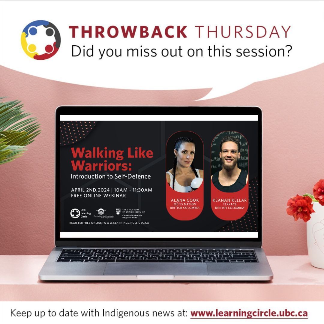 Throw back Thursday! Want to learn some self defence with Alana Cook and Keanan Kellar ? Check out our webinar: Walking Like Warriors: Introduction to Self-Defence! Check out the video here: buff.ly/3Vgbkvn