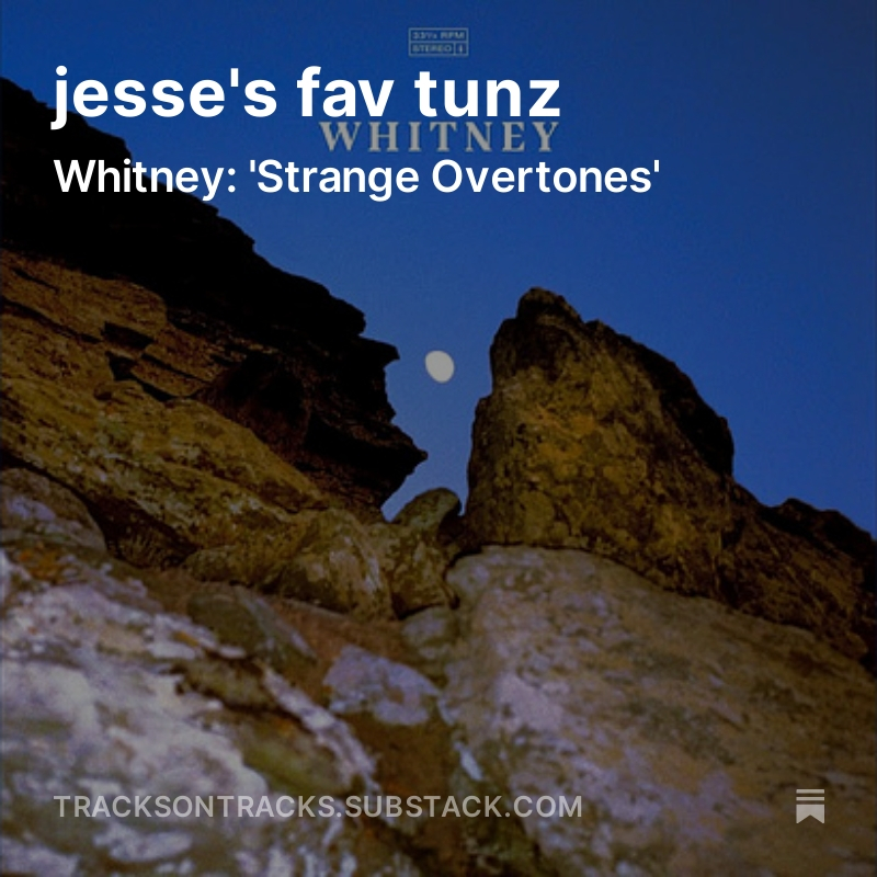 Tracks on Tracks today: <a href="/whitneytheband/">Whitney</a> covering David Byrne / Brian Eno; my search as a new dad for music that my infant son and I *both* liked; and etc.

tracksontracks.substack.com/p/jesses-fav-t…