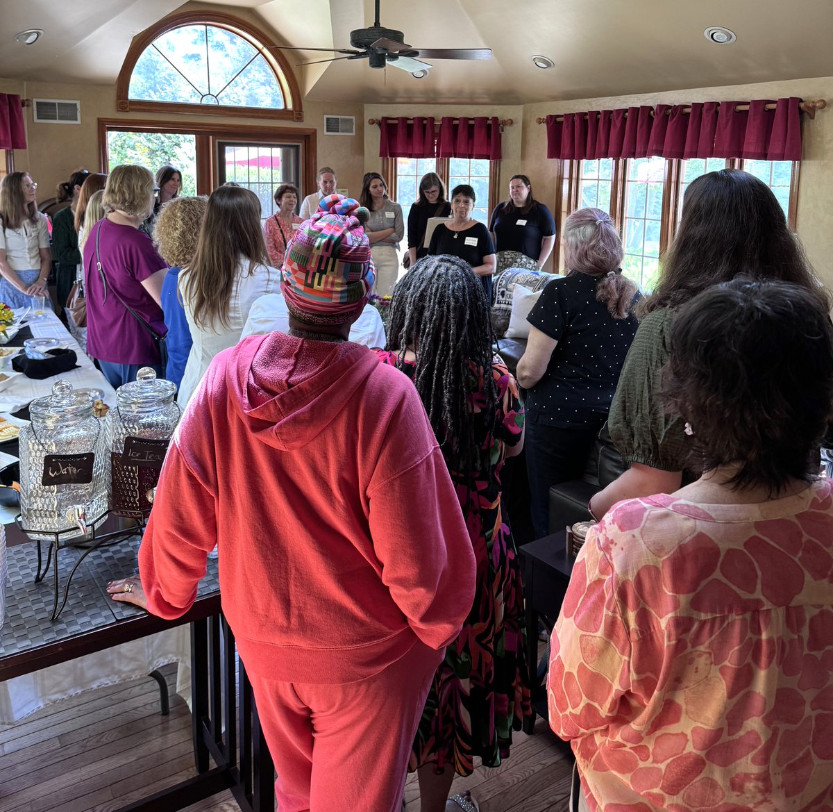 The Rev. Ruth Faith Santana-Grace hosted over 25 women serving in congregational ministry at her home earlier today. It was a time of fellowship and connection. #presbyphl #pcusa