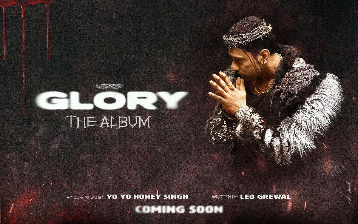 YoYoXJabraFan's tweet photo. 'GLORY' ALBUM FIRST POSTER 🥶🚀
#YOYOHONEYSINGH https://t.co/P9t9az6nY5