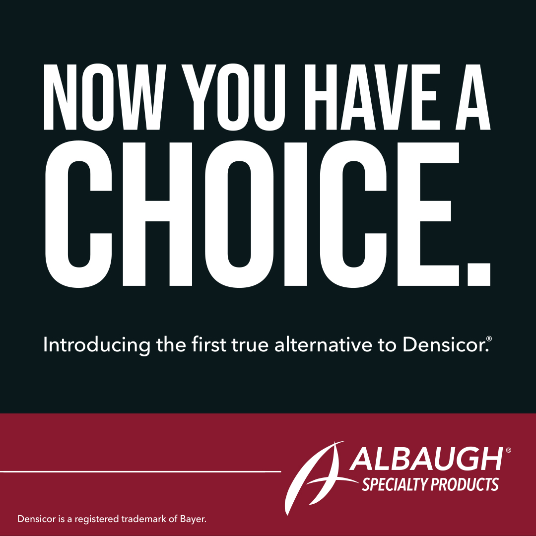 Albaugh Specialty Products gives you tested, trusted alternatives, like new #Prothioconazole 4L Select™, the first true Densicor® alternative. Discover the power of choice --&gt; loom.ly/_YiXn1U #AlbaughSpecialty