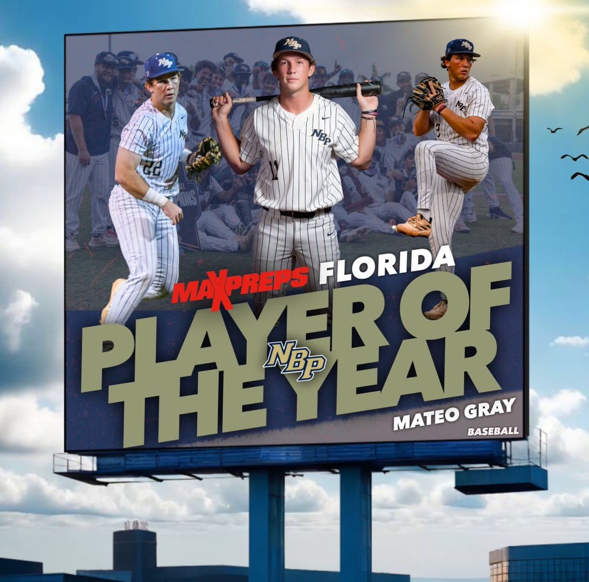 MateoGray2024's tweet image. Very thankful to @MaxPreps for this honor. Thank you to my coaches at north broward, teammates and also my family for helping me achieve this. @NBPSAthletics @UCF_Baseball