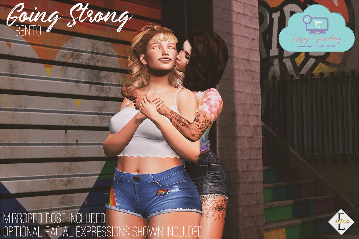 ExtraSL's tweet image. 𝗟𝗮𝘇𝘆 𝗦𝘂𝗻𝗱𝗮𝘆 𝟲/𝟮 - 𝟲/𝟰

Got some fun festivals to attend this weekend? Don't let that stop you from grabbing some great deals! Shop from anywhere with Lazy Sunday and grab this adorable couples pose for L$65.

marketplace.secondlife.com/p/Extra-Going-…