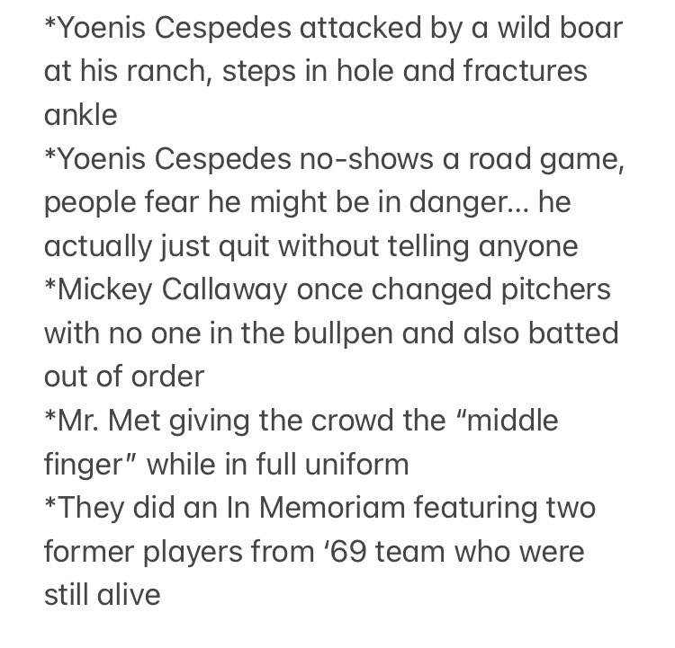 Yesterday was pretty bad as a #LGM fan but I don’t think it comes close to the worst moments I’ve experienced as a fan. 

As done earlier on <a href="/ESPNRadio/">ESPN Radio</a>, here’s my Top 10 Bad Mets Moments (and I’m not even talking about bad losses) since I’ve been a fan…
