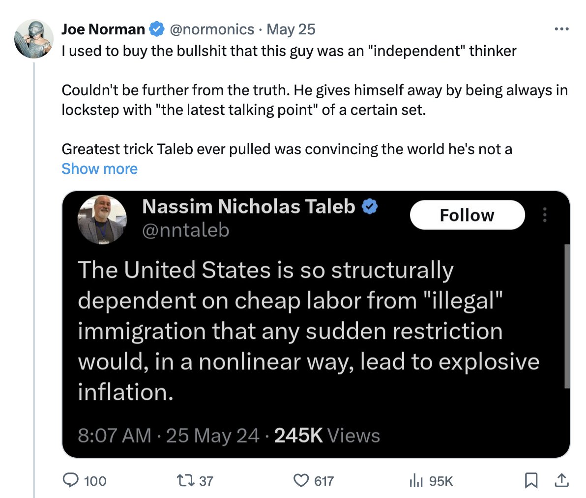 Nassim Nicholas Taleb tweet media