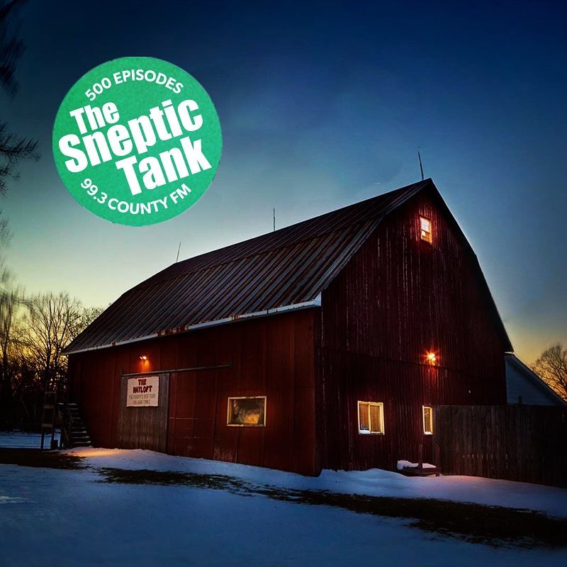 SnepticTank's tweet photo. TONIGHT 8ET - an abridged edition of the Tank on the air in #PEC #Quinte w/ guests @kiwijrgroup talking the great Canadian TV / Kiwi Tee mystery. Plus… @kppconcerts Spring Reverb this weekend in #ygk Stream it: https://t.co/3p5EjbdYOF https://t.co/yN5VxcH9uy