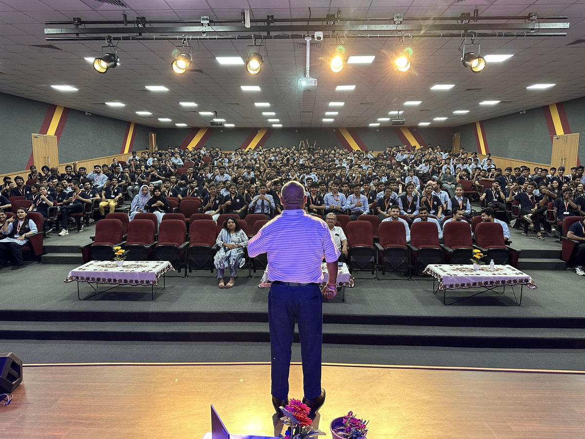 “Wow! What an amazing experience at Satish Anand's talk at Bansal College Indore! The crowd was HUUUUGE and the energy was off the charts! Big shoutout to Salman Zia for inviting me. Can't wait for the next one! 🎉👏 #PublicSpeaking #EventHighlights #Inspiration #BansalCollege”