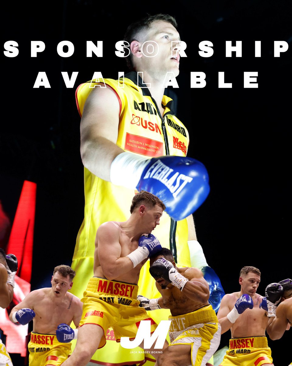 🚨 SPONSORSHIP OPPORTUNITIES AVAILABLE 🚨 With just over two weeks to go until fight night, there is still time to partner with me. If you’d like details of the packages I’ve got available, head to link in bio and fill out the ‘𝑩𝑬 𝑷𝑨𝑹𝑻 𝑶𝑭 𝑻𝑬𝑨𝑴 𝑴𝑨𝑺𝑺𝑬𝒀’ form 📥
