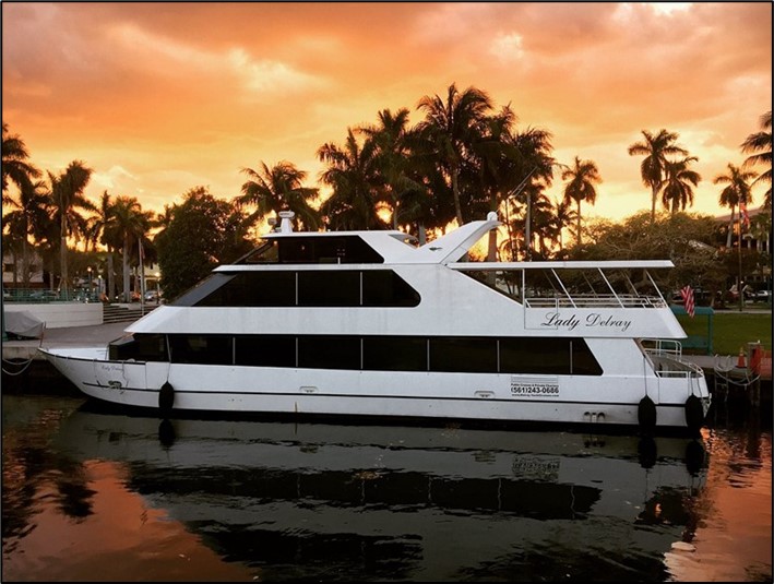 NTSB issues final report on 2023 fire aboard passenger vessel Lady Delray while moored, unattended and locked up, alongside the dock at Veterans Park in Delray Beach, Florida: ntsb.gov/investigations… Marine Investigation Report: ntsb.gov/investigations…