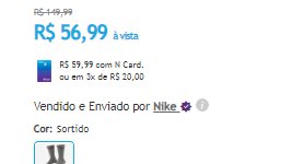 BORA TROCAR ESSAS MEIAS FURADAS

🧦 Meia Nike Everyday Lightweight
🔥 De 149,99 por 56,99
🏷️ 62% off

Na Netshoes! Link: click.linksynergy.com/deeplink?id=t4…