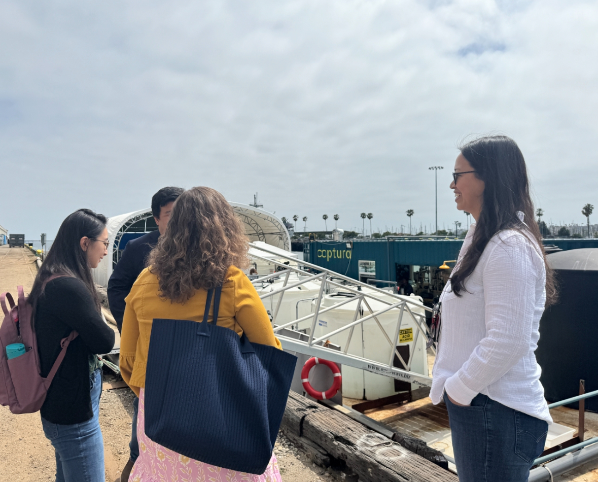 capturaCO2's tweet photo. This past month, we had an excellent time engaging with fellow members in the blue economy.
Congratulations to our partners at @AltaSeaOrg on the grand opening of the Center for Innovation at Berth 58 and to our friends at @BraidTheory on their successful annual #IGNITE22 event. https://t.co/YUxtDi6vqj